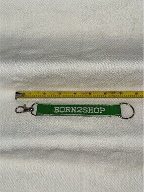 🩷 Lanyard Keychain Ring & Lobster Claw - Embroidered  {  Born 2 Shop }